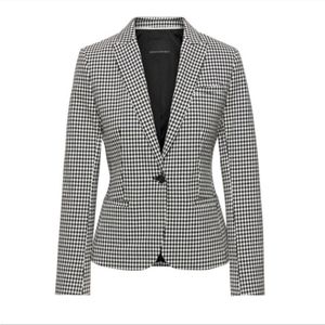 Banana Republic Black and White Houndstooth Blazer